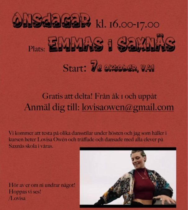 Dans på EMMAS på onsdagar