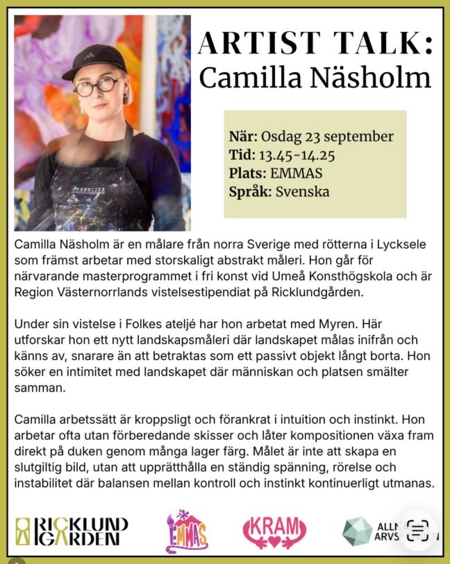 Artist talk Camilla