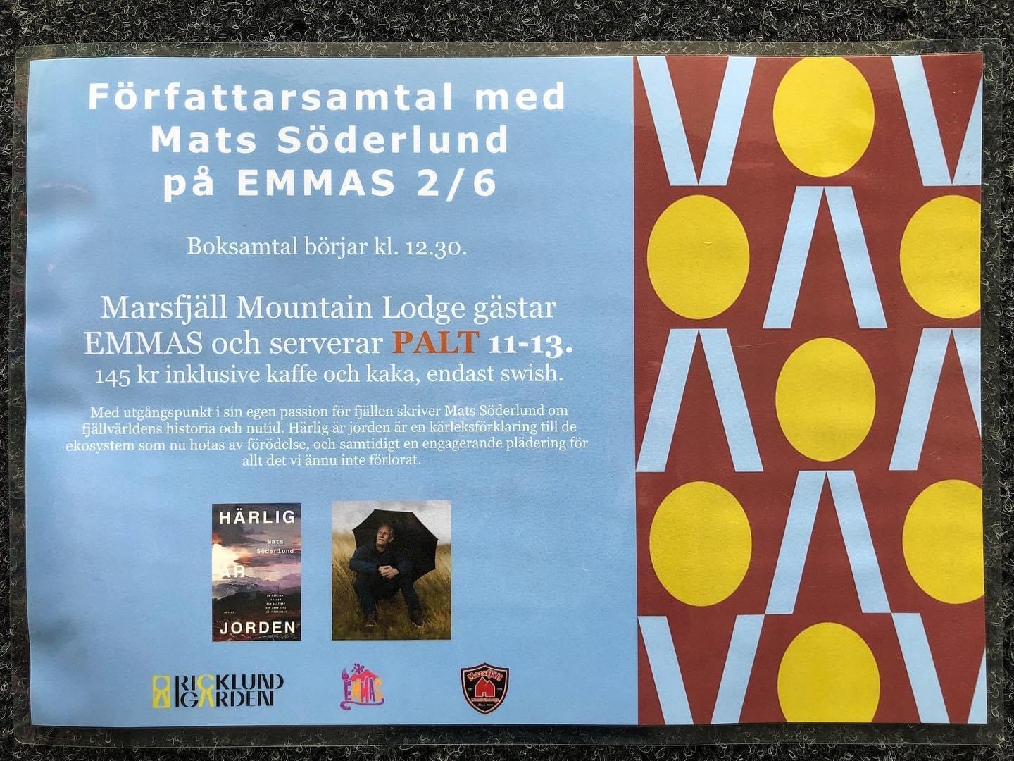 Författarsamtal med Mats Söderlund
