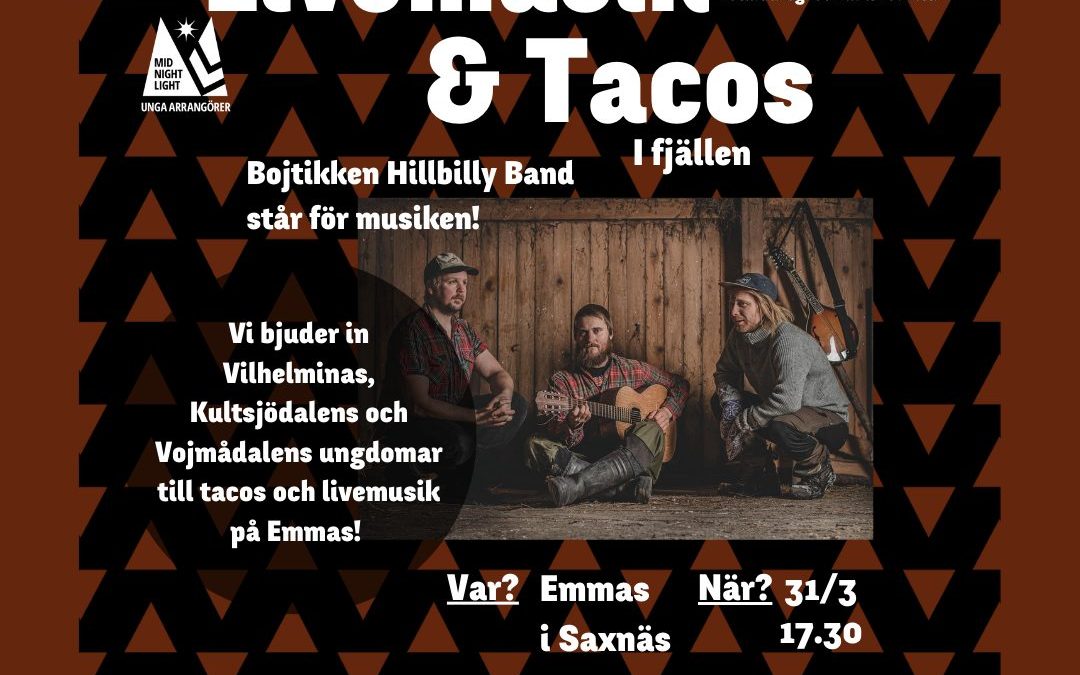 Tacos och livemusik av Bojtikken Hillbilly Band
