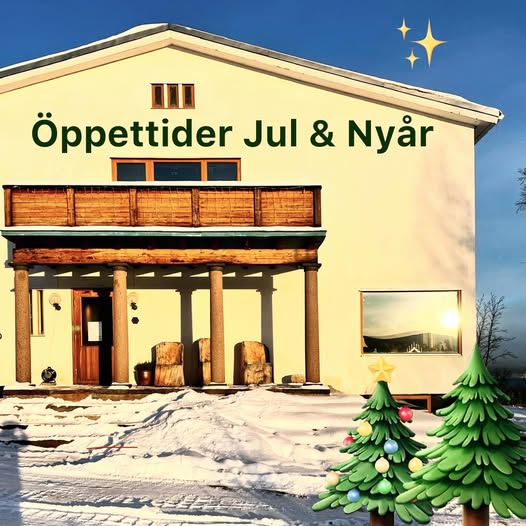 Öppettider för museet under jul & nyår
