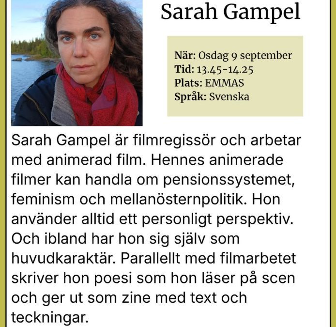 Artist Talk med Sarah Gampel